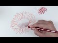 Drawing Sunflower Sketch for Beginners