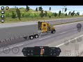 Truck simulator ultimate: hauling 2 loads, a load of potatoes and an asphalt scraper.