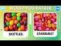 Would You Rather… Gold VS Red Food Edition! 🍋🍎