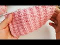 Very beautiful and easy two needle knitted hackberry pattern tutorial 🎉