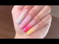 BEGINNER FRIENDLY DIP POWDER OMBRÉ TUTORIAL 🌸 DOUBLE DIP NAILS  🌼 SPRING FLORAL NAIL DESIGN