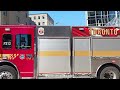 Toronto Fire Services Pumper 313 Responding