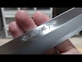 This is a big deal! When the sashimi knife rusts?! how to sharpen a knife