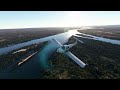 Les Chutes Victoria & le fleuve Zambèze en PA 38 Tomahawk