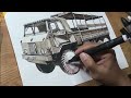 Drawing TAM 150 6x6  Military Truck