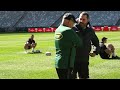 Springboks Up Close / Team photo & Captain's Run