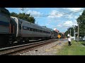 Rebuilt MARC GP39PH-3C 71 returns to the Rails at Gaithersburg, MD || TSMGL Train Video