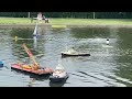 Rc tugs and a barge