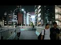 Nightfall in Shinjuku, Tokyo | 4K HDR with Japanese ambience