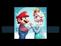 Asking AI to imagine a true love between Elsa and Mario!