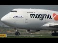 60 MINUTES PURE AVIATION - BOEING 747 LANDING + Departure - New B747 Airline (4K)