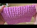 This is an unusual knitting stitch 🎉 A very easy and beautiful knitting pattern