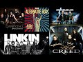 Linkin park, Evanescence, Hinder, Creed, AudioSlave, Hinder, Nickelback ⚡⚡ Alternative Rock