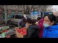 China’s Local Morning Market & Street Food in Shenyang, Liaoning Province, Northeast China