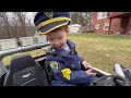Firefighter and police rescue compilation with kids fire truck and police car Educational | Kid Crew