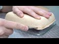 Making a WET MOLDED Leather Valet Tray using KITCHEN TUPPERWARE