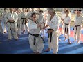 Soke Inoue Yoshimi - Normal vs emergency breathing in Karate - Seminar Italy 2013