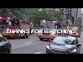 GET OUT OF THE WAY!! - Fire Engines Responding Urgently in CONVOY + London Police Cars & Ambulances