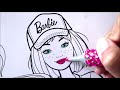 How to Color Barbie's Today is Magical 2019 Coloring Book Video