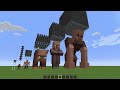 villager vs anvil - minecraft compilation