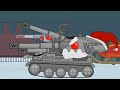 EXO-SANTA Против Bornmut и WaffenTrager - Мультики про танки