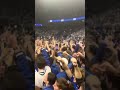 Creighton beats UConn everyone goes nuts. Storms court