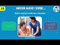 Never Have I Ever… TEEN Edition ✅❌ (Interactive Game)