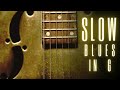 Slow Delta Blues Guitar Jam Track | 12 Bar Blues in G
