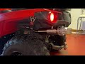 Slip on RJWC powersports exhaust installed on the Canam outlander sounds mean