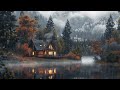Heavy Rain With Wooden House In 3 Hours | Rain Sounds For Sleeping, Studying, Healing