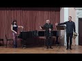 Oleg Negruța, Trio pentru clarinet, bariton și pian p.I