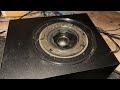 Crazy Subwoofer Fix with Caulk