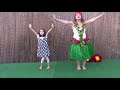 Impromptu Hula Lesson with a Child - To You Sweetheart, Aloha