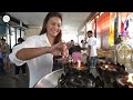 World Famous Thai Street Food @ Railway &  Floating Market near Bangkok | Boat Bouncy Noodles,Thai T