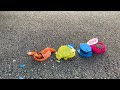 Crushing Crunchy & Soft Things by Car! - EXPERIMENT: BALLOONS VS CAR