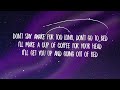 Powfu - Death Bed (Lyrics) ft. beabadoobee | don't stay awake for too long