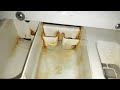 Cleaning the drum indesit with a dishwashing tablet (boil wash)