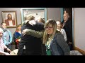 Ian Dowda welcomed home by friends and family