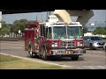 Brush Fire Response w/ Hazmat - Needham, The Woodlands, South County, Conroe Fire Department