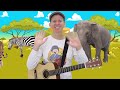 African Wild Animals Parts 1-3 | What Do You See? Song | Pop Sticks Songs