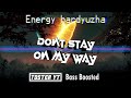 Energy Barduyzha - Dont stay on my Way (bass boosted)