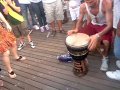 Party Percussionist Joe Rodriguez , Coney Island boardwalk