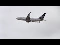 United Boeing 737-700 Takeoff Rwy 22L Chicago ORD Airport