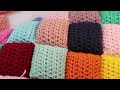 Crochet Puff Quilt - EASY Crochet Pattern - Sass & Stitch