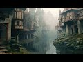 Relaxing Medieval Music - Lake Town | Fantasy Bard Celtic Music & Rain Ambience | Study⋆Relax⋆Rest