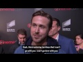 Ryan Gosling stumped by reporter's 'dark' question