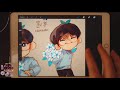 SKETCH WITH ME | SKETCHING SOME CHIBIS | PROCREATE