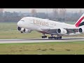 Airplane Takeoff: Emirates Airbus A380 at Düsseldorf Airport | Aviation & Plane Spotting