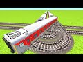 8 TRAINS CRISSCROSS ON THE EXTREME THIN DOUBLE U-TURNS RAILWAY TRACKS | Train Simulator | CrazyRails