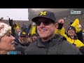 #5 Michigan Upsets #2 Ohio State and fans storm the field 2021 College Football